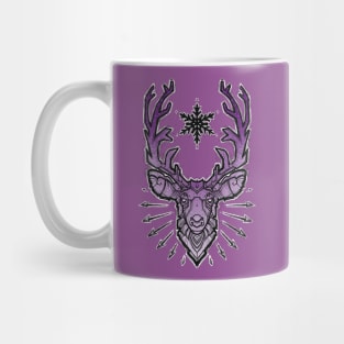 purple deer Mug